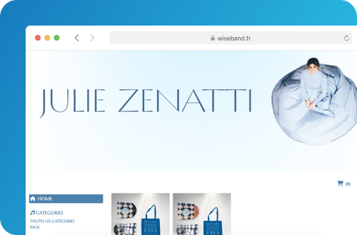 Julie Zenatti 的购物网站